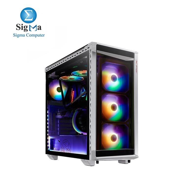 XPG BATTLECRUISER ARGB- WHITE Super Mid-Tower Gaming Chassis - Main view