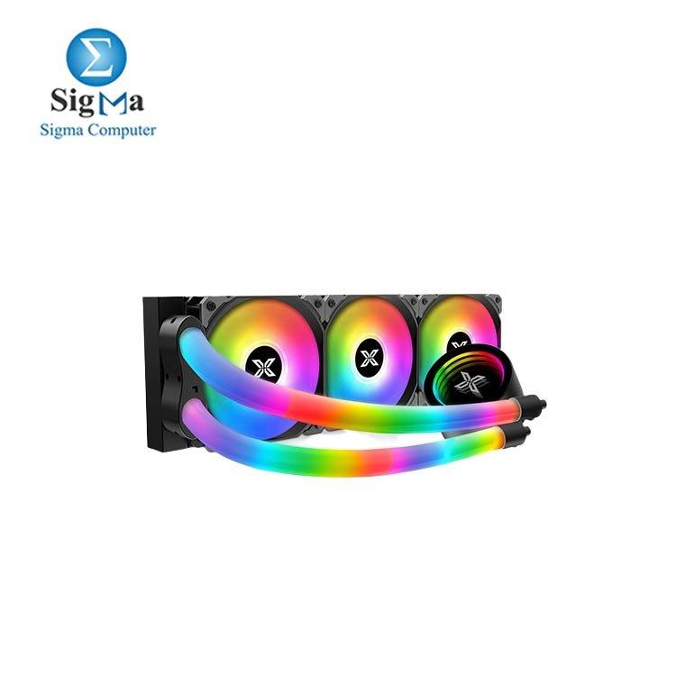 XIGMATEK LIQUID COOLER NEON AQUA 360 ARGB PUMP AIO - Main view