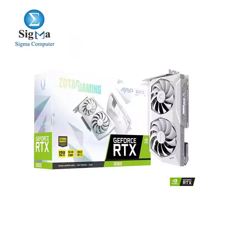 ZOTAC GAMING GeForce RTX 3060 AMP White Edition 12GB GDDR6 - Main view
