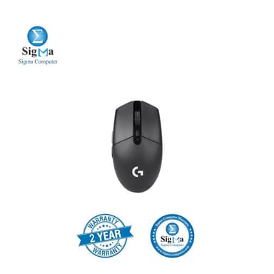 Logitech G305 Black Lightspeed Wireless Gaming Mouse features a HERO sensor (200-12,000 DPI), 1000Hz wireless report rate, 250-hour battery life, 99g weight, and 1 onboard profile with a 2-year warranty 910-005283 - View 4