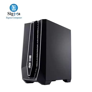 2B (PW007) Ecstasy Gaming Mid Tower Case with 0.7mm full Black Coating - View 2