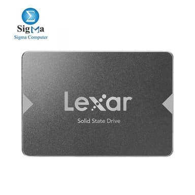 Lexar 1TB NS100 SSD 2.5” SATA III Internal Solid State Drive, Up to 550MB/s Read, Gray (LNS100-1TRBNA) - View 2