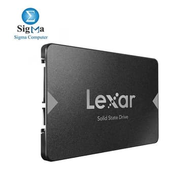 Lexar 1TB NS100 SSD 2.5” SATA III Internal Solid State Drive, Up to 550MB/s Read, Gray (LNS100-1TRBNA) - View 1