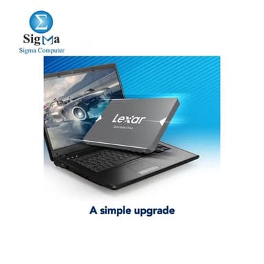 Lexar 1TB NS100 SSD 2.5” SATA III Internal Solid State Drive, Up to 550MB/s Read, Gray (LNS100-1TRBNA) - View 5