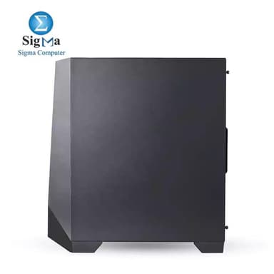 2B (PW007) Ecstasy Gaming Mid Tower Case with 0.7mm full Black Coating - View 5