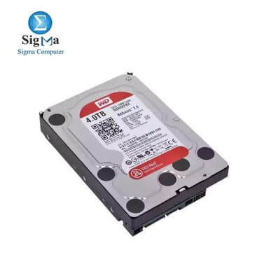 WD Red 4TB NAS Hard Disk Drive - 5400 RPM Class SATA 6Gb/s 64MB Cache 3.5 Inch - WD40EFRX - View 2