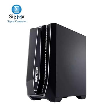 2B (PW007) Ecstasy Gaming Mid Tower Case with 0.7mm full Black Coating - View 3