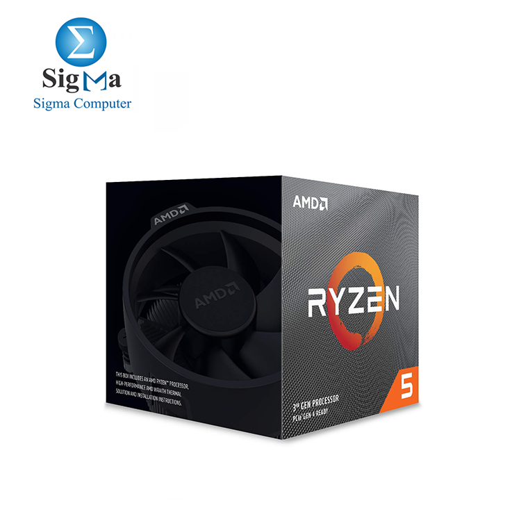 CPU-AMD-RYZEN 5 3600X 6-Core, 12-Thread Desktop Processor with