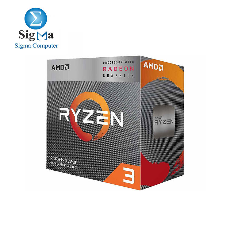 CPU-AMD-RYZEN 3 3200G 4-Core Desktop Processor with Radeon 