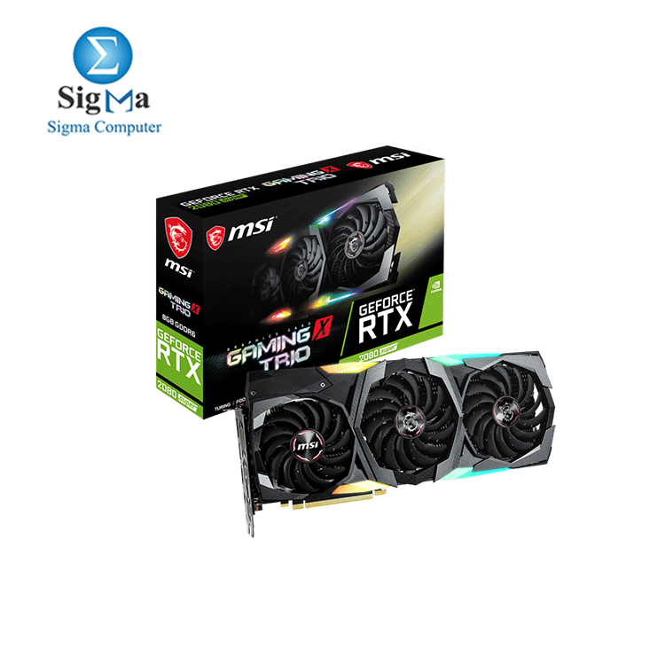 MSI Geforce RTX 2080 Super Gaming X Trio 8GB GDDR6 | 13750 EGP