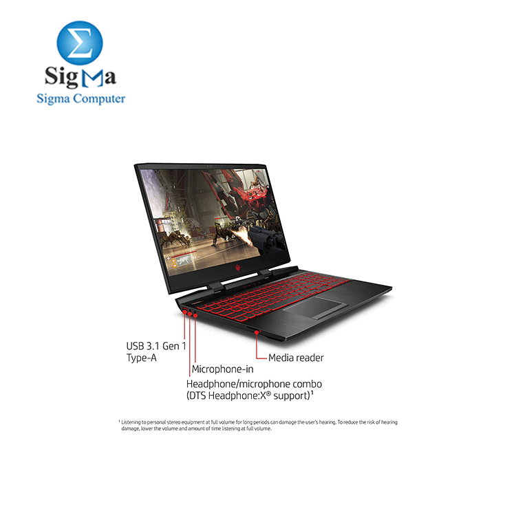 Omen by HP 2019 15-Inch Gaming Laptop i7-9750H, 1660Ti 6 GB, 16 GB RAM,1T + 256 GB SSD, W10	