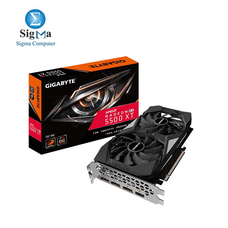 GIGABYTE Radeon    RX 5500 XT  OC 8G