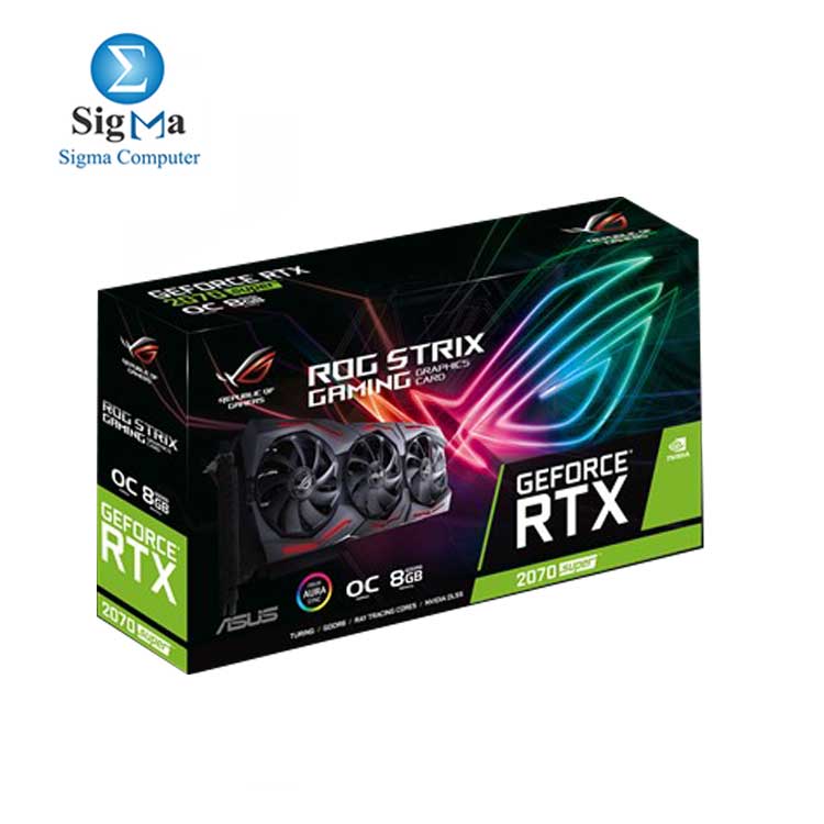 lilla opdragelse rack ASUS ROG Strix GeForce® RTX 2070 SUPER™ OC edition 8GB GDDR6 | 11500 EGP