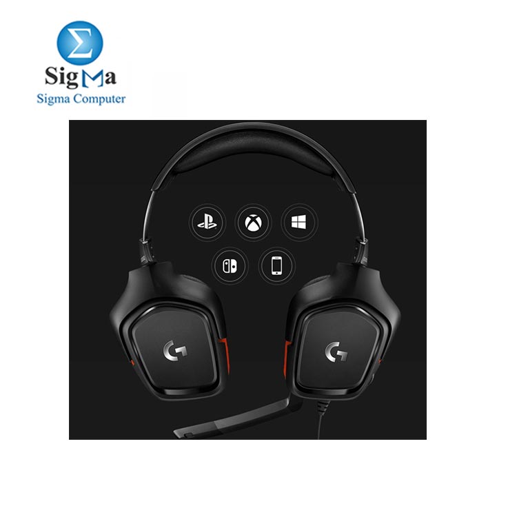Logitech® G332 Wired Gaming Headset - LEATHERETTE- EMEA 981-000757