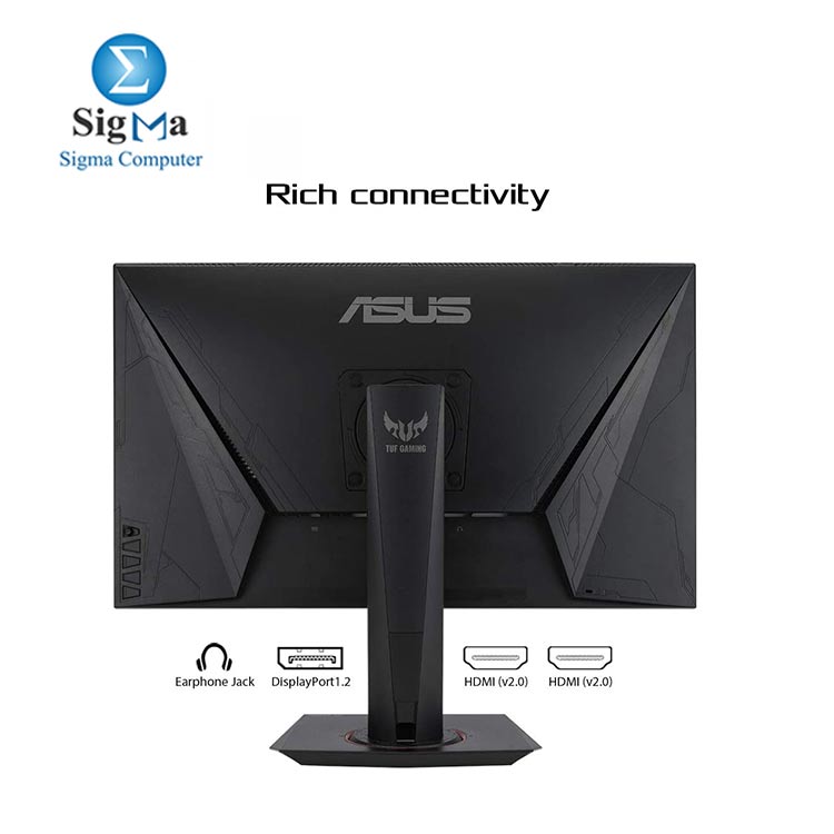  ASUS TUF Gaming VG279QM 27    HDR Monitor Stereo Speakers x2 Stereo Full HD  1920 x 1080  Fast IPS  1ms  GTG   280Hz