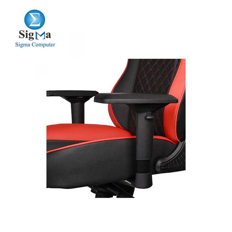 Thermaltake Tt eSPORTS GTComfort C500 Big Tall Racing Bucket Seat Style Ergonomic Gaming Chair Black RED