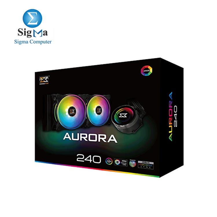 Xigmatek Aurora 240 240mm All-in-One Liquid CPU Cooler with ARGB