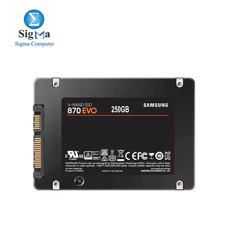 SAMSUNG 870 EVO 250GB SATA III SSD 