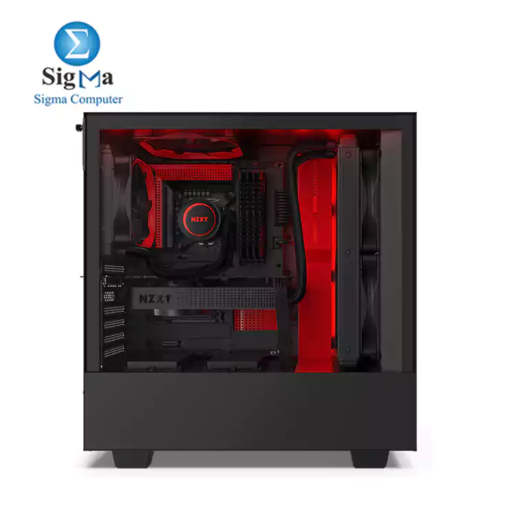 NZXT H510i - CA-H510i-BR - Compact ATX Mid-Tower 2 FANS 120mm PC Gaming Case