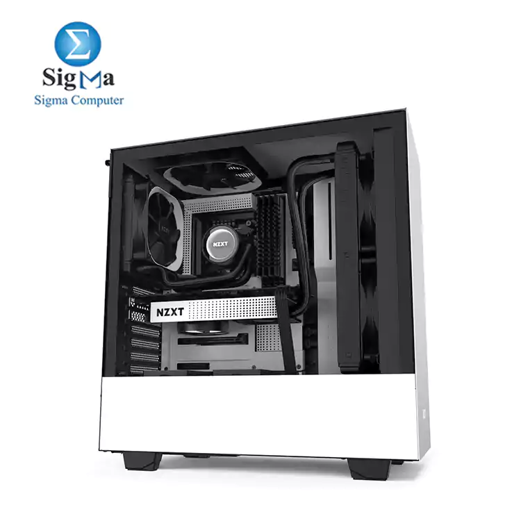 NZXT H510 - CA-H510B-W1 - Compact ATX Mid-Tower 2 FANS 120 MM PC Gaming Case