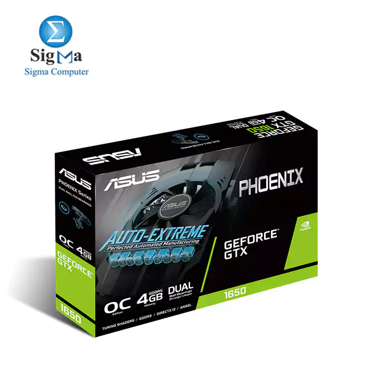 ASUS Phoenix GeForce® GTX 1650 PH-GTX1650-O4G-V2