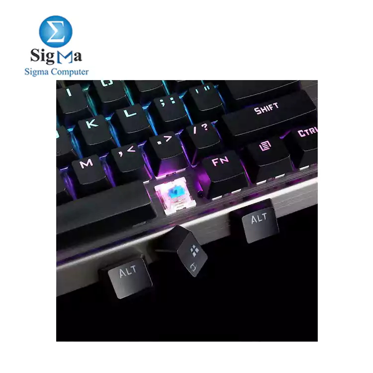 Redragon K563 Surya RGB LED Backlit Mechanical Gaming Keyboard Blue Switches -BLACK
