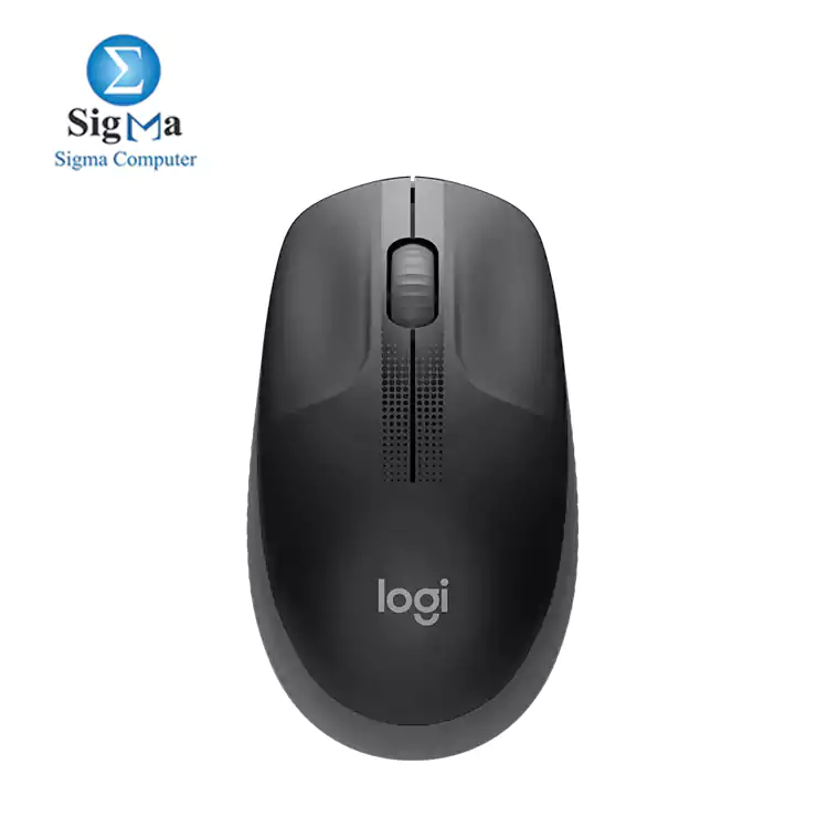 Logitech Wireless Mouse M190 - Full Size-BLACK