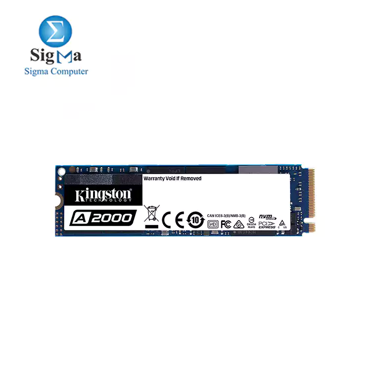 Kingston 1TB A2000 M.2 2280 Nvme Internal SSD PCIe Up to 2000MB S with Full Security Suite SA2000M8 1000G