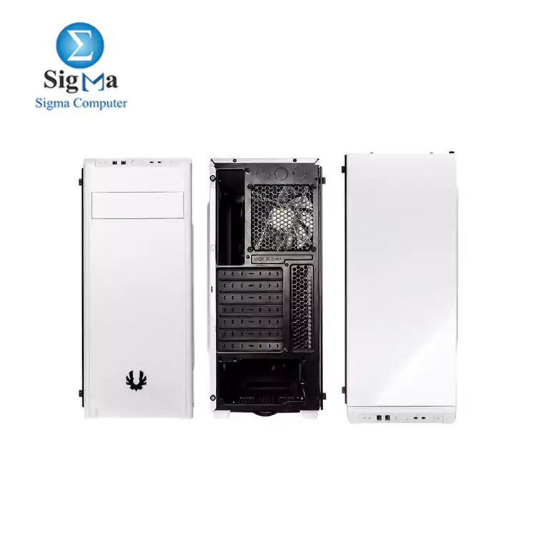 Nova TG ATX mATX Mini ITX Midi Tower Case - White  PS600W