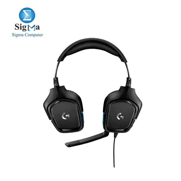 Logitech G432 7.1 Surround Sound Wired PC Gaming Headset-Black