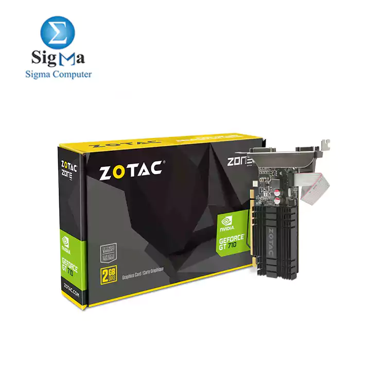 ZOTAC GeForce® GT 710 2GB DDR3 ZONE EDITION | 1090 EGP