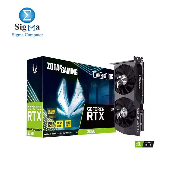 ZOTAC GAMING GeForce RTX 3060 Twin Edge OC 12G DDR6 | 11845 EGP