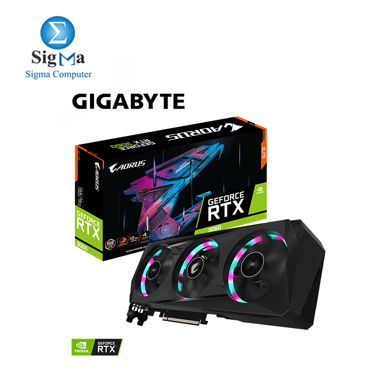 GIGABYTE AORUS GeForce RTX™ 3060 ELITE 12G (rev. 2.0) 