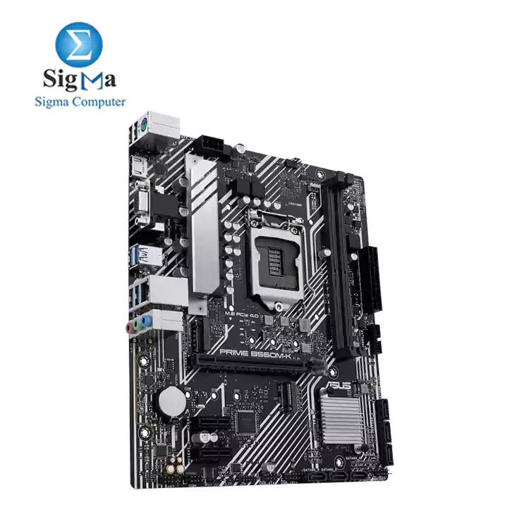 Intel® B560 (LGA 1200) mATX motherboard with PCIe® 4.0, two M.2 slots, 8 power stages, Intel® 1 Gb Ethernet, HDMI, D-Sub, rear USB 3.2 Gen 1, TPM header,RGB header
