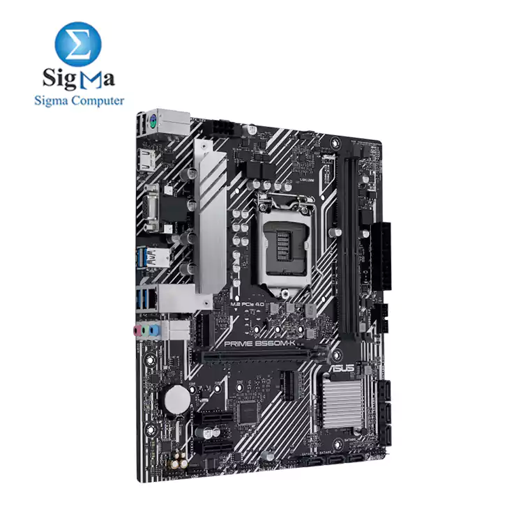 Intel   B560  LGA 1200  mATX motherboard with PCIe   4.0  two M.2 slots  8 power stages  Intel   1 Gb Ethernet  HDMI  D-Sub  rear USB 3.2 Gen 1  TPM header RGB header