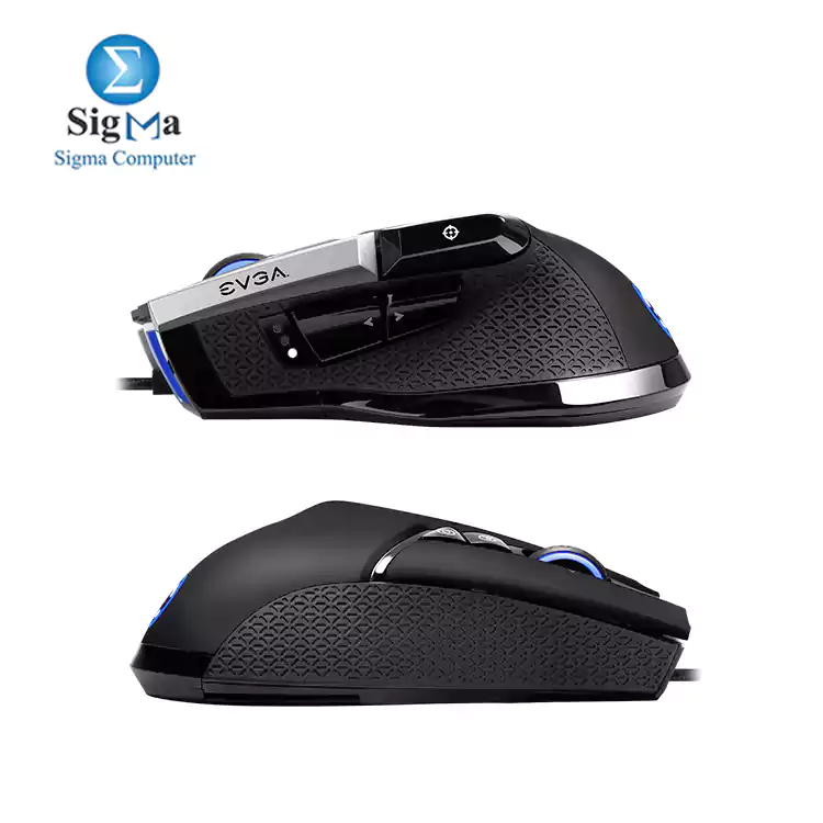 EVGA X17 Gaming Mouse, Wired, Black, Customizable, 16,000 DPI, 5 Profiles, 10 Buttons, Ergonomic 