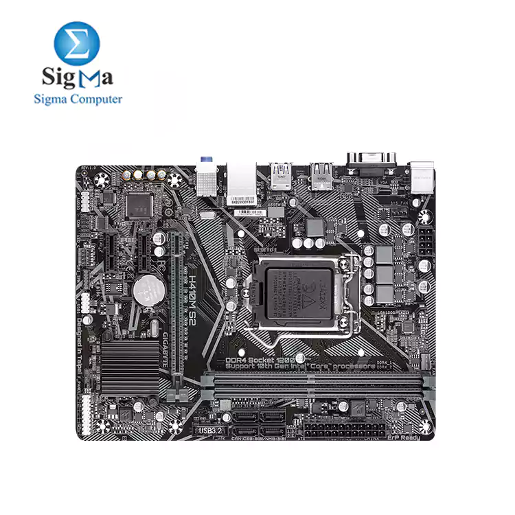 GIGABYTE Intel   H410M S2  rev. 1.x Ultra Durable Motherboard