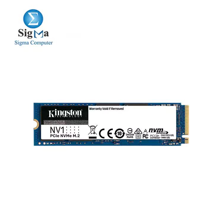 Kingston NV1 500G M.2 2280 NVMe PCIe Internal SSD Up to 2100 MB/s SNVS/500G