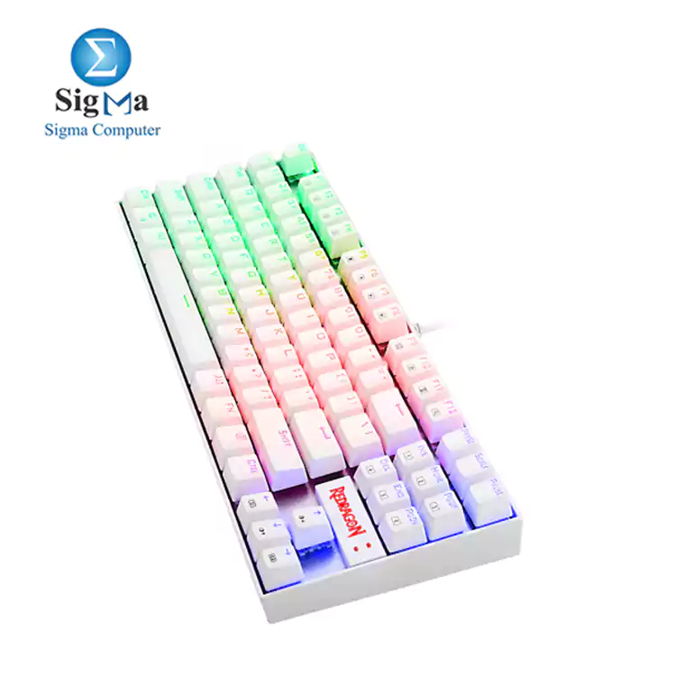 REDRAGON K552 KUMARA RGB Mechanical Gaming Keyboard – Brown Switches (White)