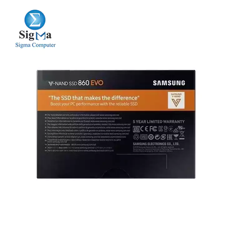 SAMSUNG 860 EVO Series 1TB Internal Solid State Drive (SSD) (MZ-76E1T0B/AM)