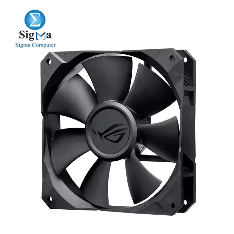 ASUS ROG STRIX LC 120 all-in-one liquid CPU cooler with Aura Sync RGB and ROG 120mm radiator fan