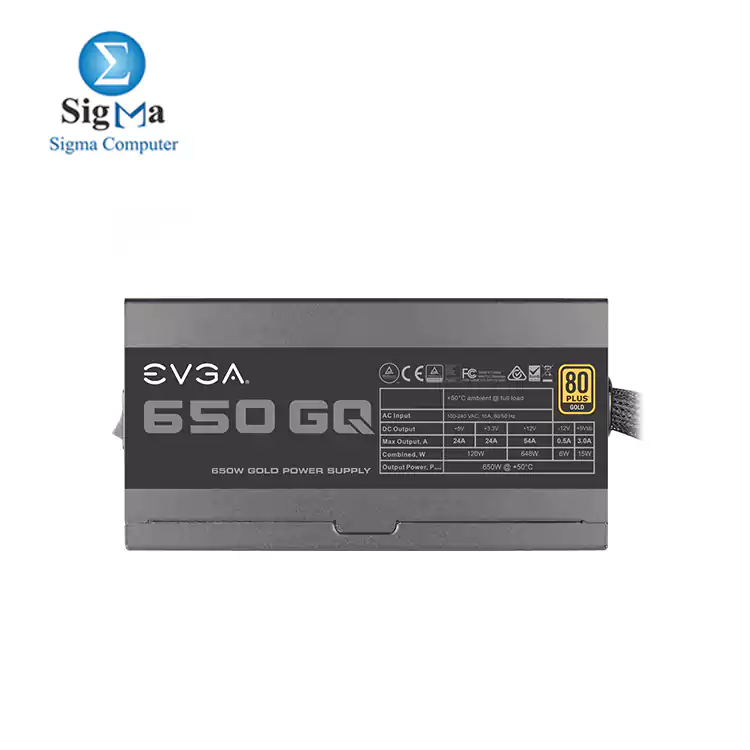 EVGA 650 GQ  80  GOLD 650W  Semi Modular Power Supply 210-GQ-0650-V2