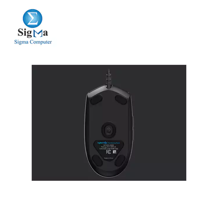 Logitech G PRO Hero - Wired Gaming Mouse, 12000 DPI, RGB Beam, Ultra Light - BLACK 910-005441