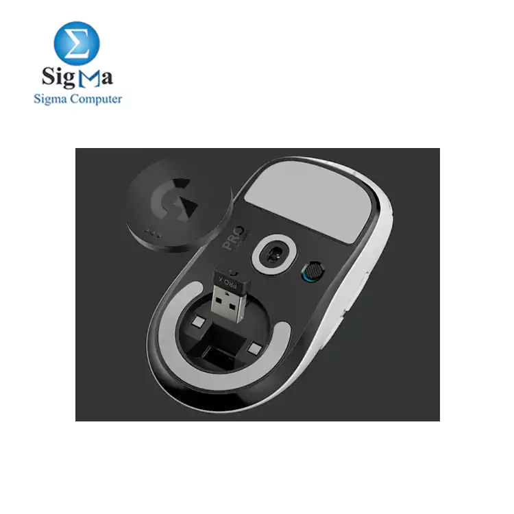 Logitech G PRO X SUPERLIGHT Wireless Gaming Mouse 25K Sensor Ultra-light with 63g- WHITE