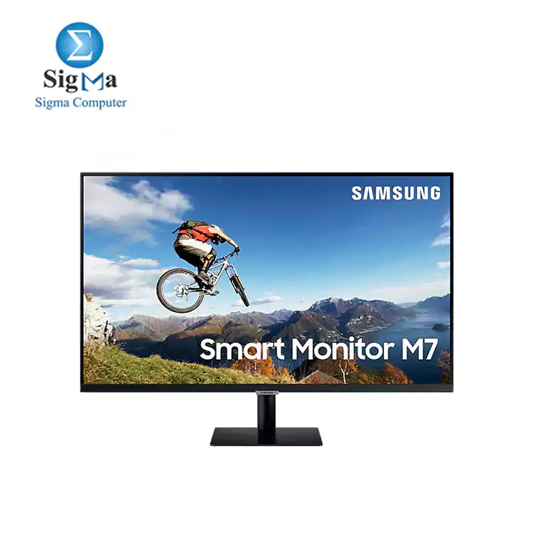 SAMSUNG -32 Smart Monitor M7 4K VA 60Hz 8ms GTG  HDR10 Speaker Remote LS32BM700UMXUE