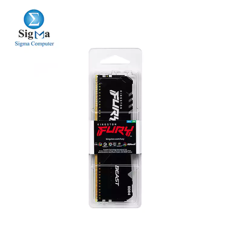 Kingston Fury Beast RGB 8GB DDR4 3200MHz KF432C16BBA/8