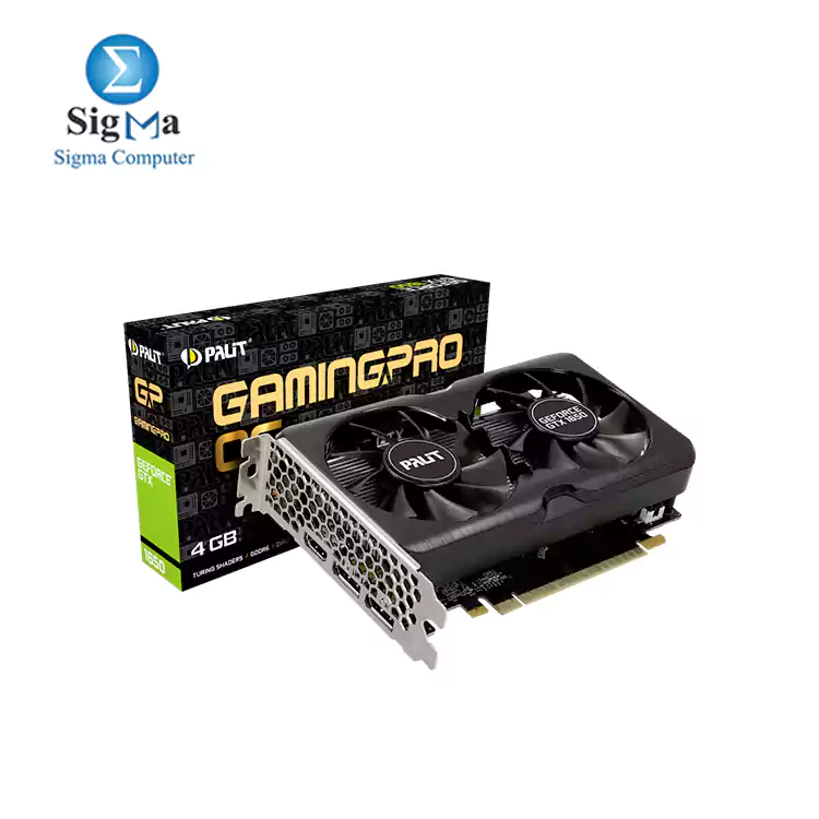 PALIT GeForce® GTX 1650 GAMING PRO OC 4GB GDDR6 | 6600 EGP