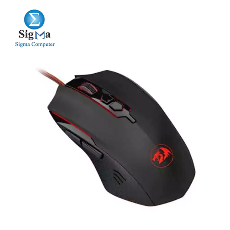 Redragon Inquisitor 2 M716A Gaming Mouse  7200 DPI  USB  2 Million Clicks - Black I M716A