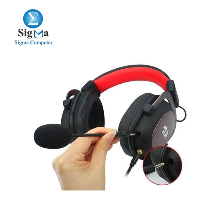 Redragon H510 Zeus2 7.1 Gaming Headset -  Surround Sound - Black/Red