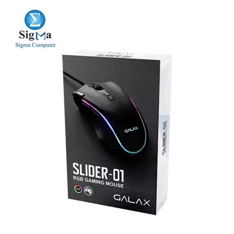 GALAX Gaming Mouse  SLD-01  7200DPI  RGB  8 Programmable Macro Keys